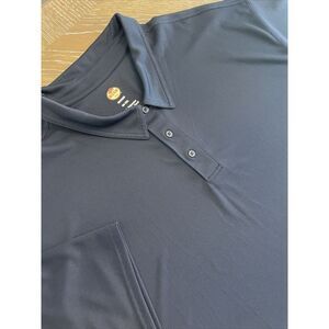 NEW Red Kap Mens 6X Navy Blue Short Sleeve Performance Knit Flex Series Pro Polo